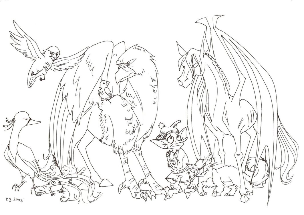 1063x752 Fantastic Beasts By Kuabci