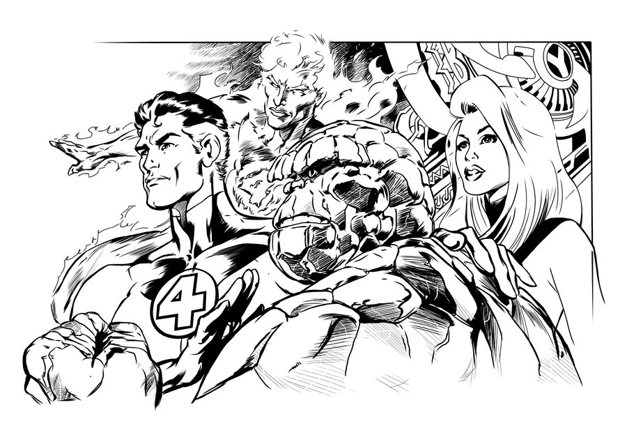 900x637 Fantastic Four By Jasonconrad