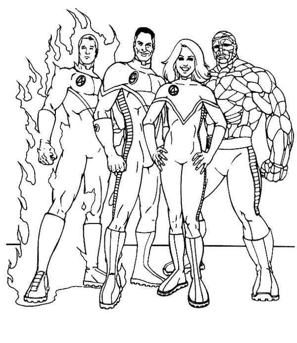 Fantastic Four Drawing