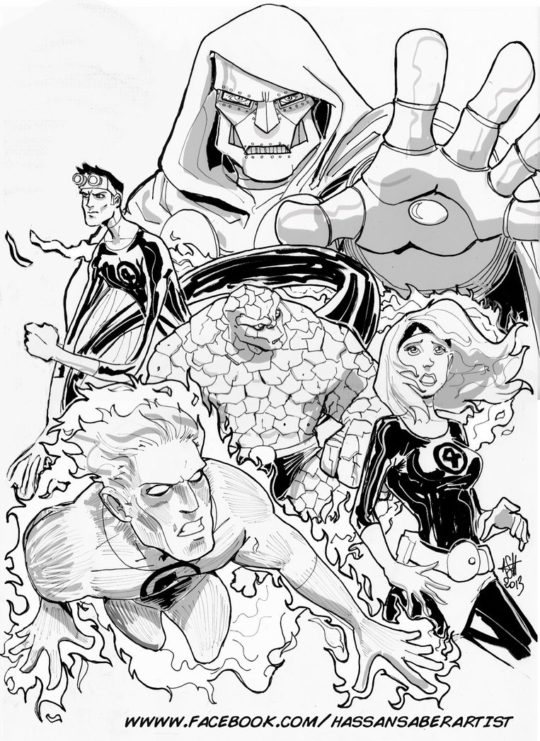 763x1047 Fantastic Four By Scarecrowhassan