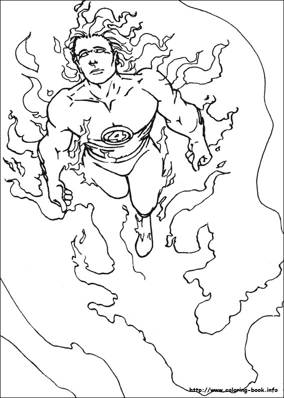 567x794 Fresh Fantastic Four Coloring Pages 29 In Print Coloring Pages