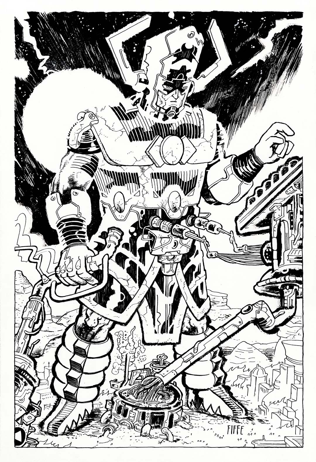 1080x1579 Michel Fiffe G A L A C T U S