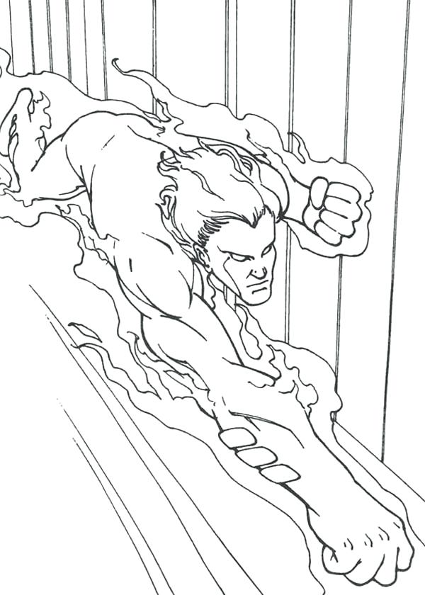 600x840 Fantastic Four Coloring Pages Amazing Fantastic Four Colouring