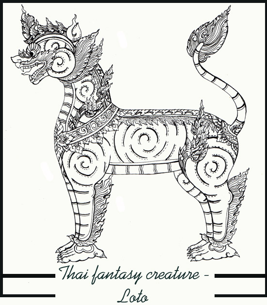 550x628 Thai Fantasy Creature Loto By Dezarin