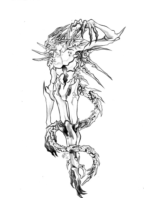 600x825 Ice Monster By Ali Malbicho