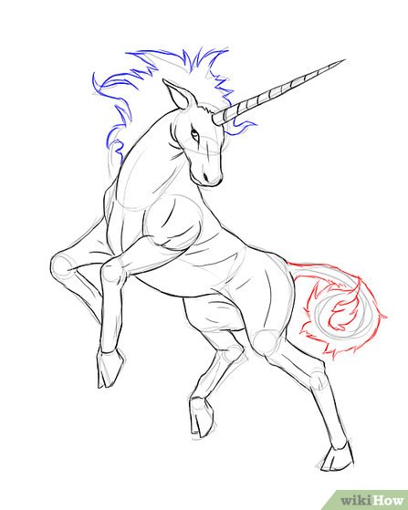 447x559 3 Ways To Draw A Unicorn
