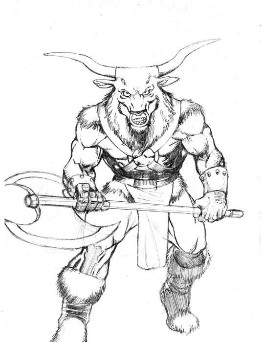 538x700 44 Best The Minotaur Images On Greek Mythology