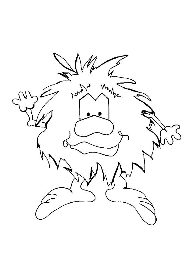 620x875 Coloring Page Fantasy Creature