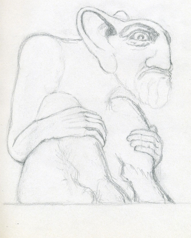 665x829 Simple Demon Drawings