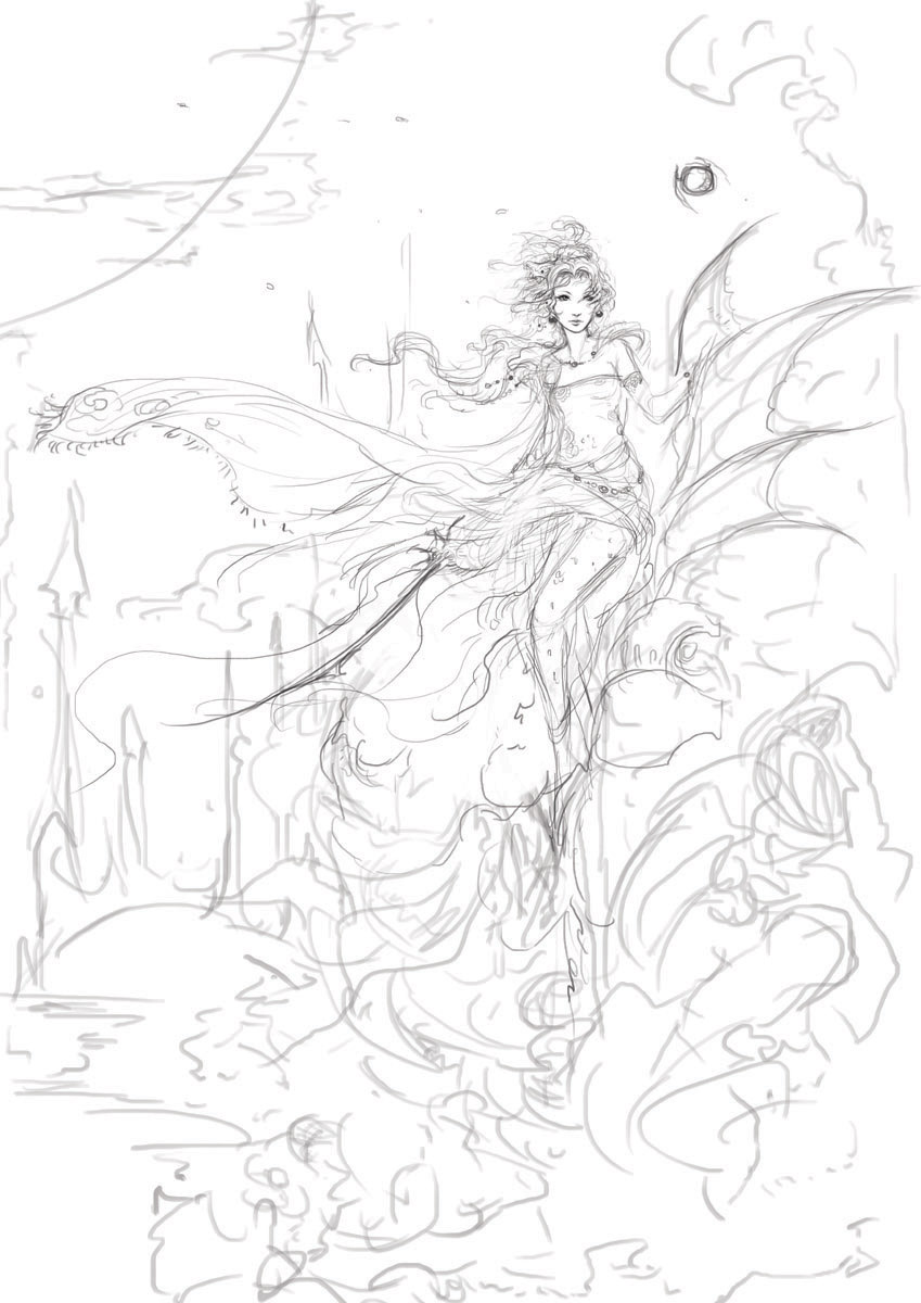 849x1200 Terra Sketch By Muju On Coloring Pages