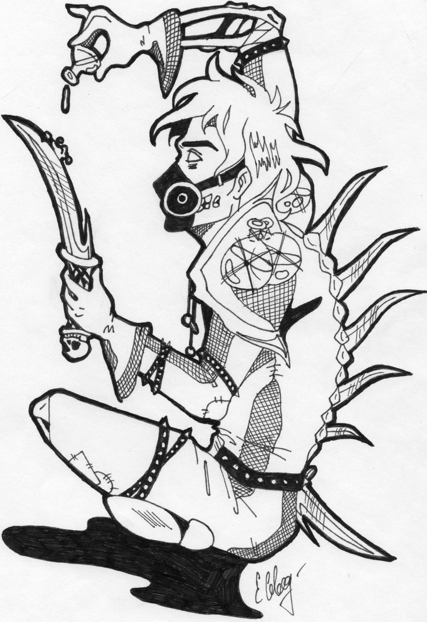 1686x2454 Wow Art, World Of Warcraft Art, Fantasy, Black And White, Undead