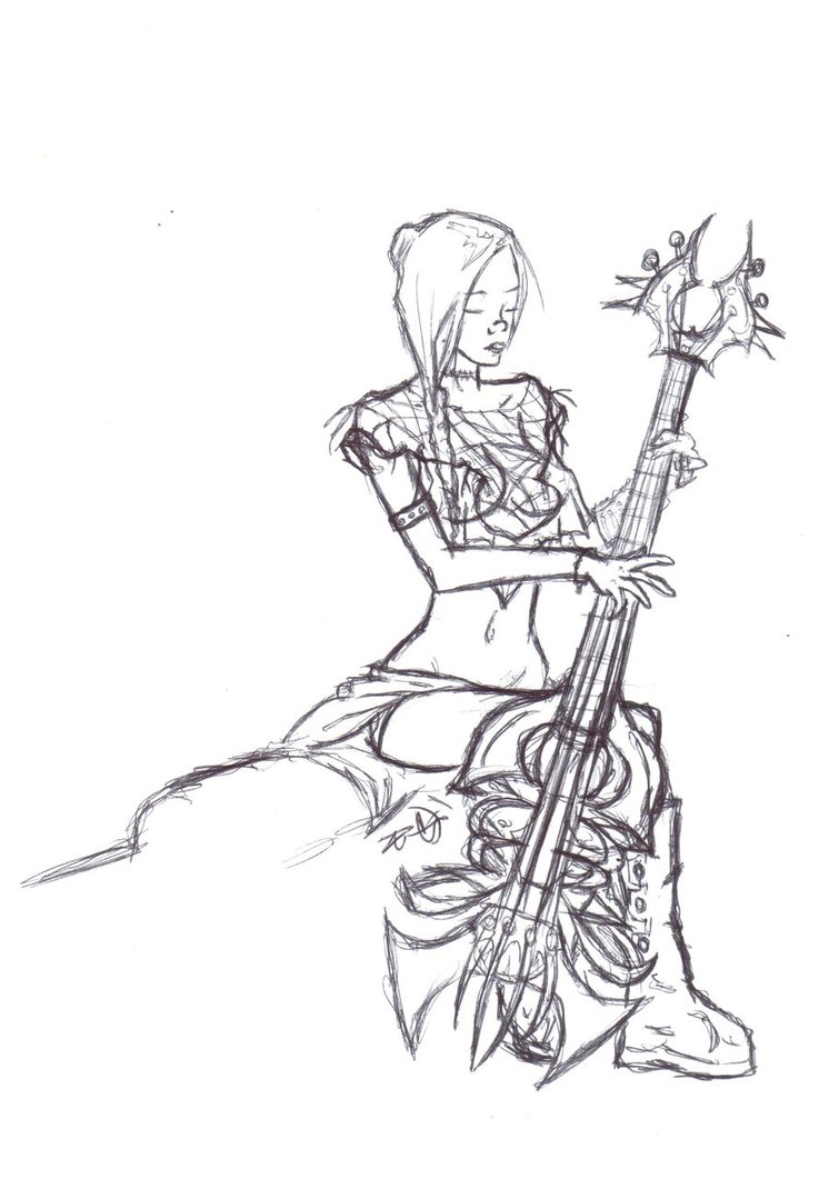 746x1070 Fantasy World Cellist By Dcstar77715