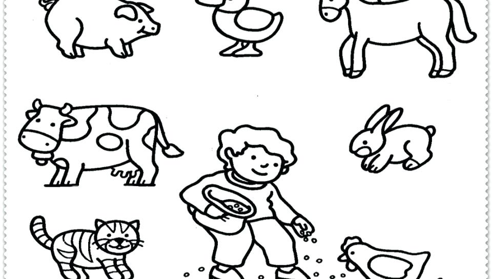 960x544 Easy Animal Coloring Pages Cool Animal Coloring Pages Animal Farm