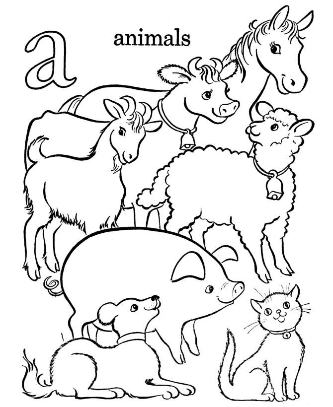 670x820 Coloring Pictures Farm Animals Printable Coloring Pages For Kids