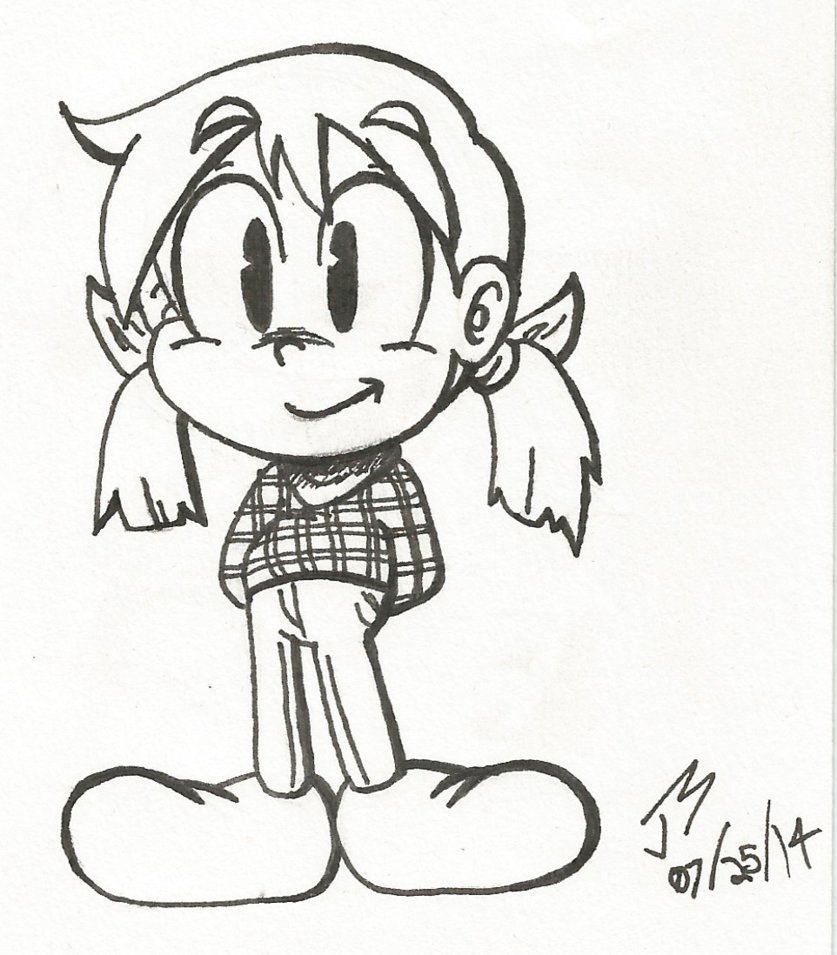 837x955 Farm Girl Doodle By Jovialsketch