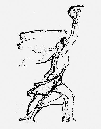 425x539 Worker And Collective Farm Girl, Sketch By Vera Ignatyevna Mukhina