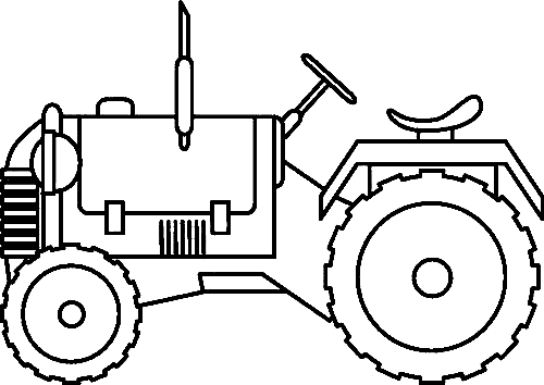 500x354 Drawn Tractor Farm Tractor