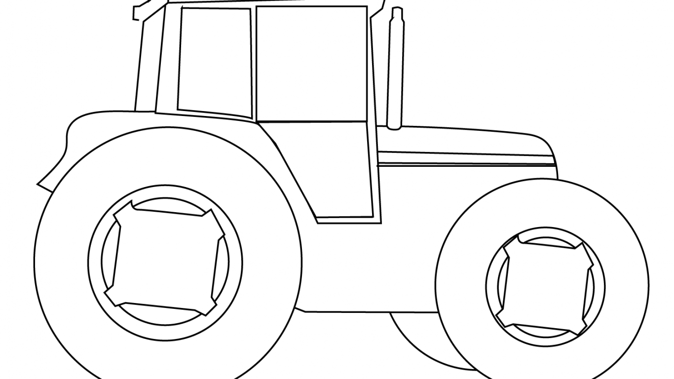 1366x768 Tough Construction Coloring Free Farm Equipment And Pages Tractor