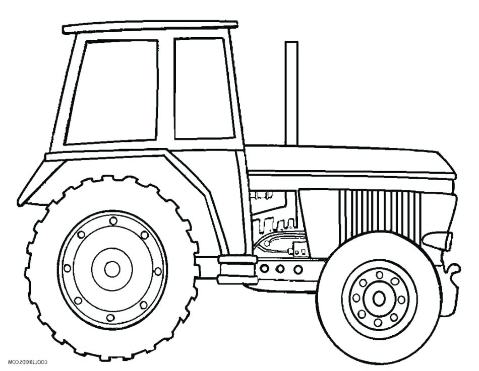 950x737 Coloring Page Tractor Print Out Tractor Coloring Pages Coloring