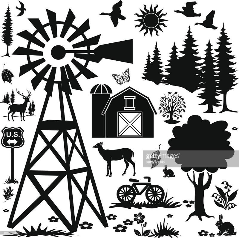 800x796 Farm Windmill Clipart