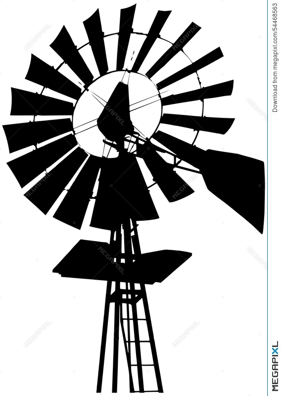 Farm Windmill Drawing at GetDrawings | Free download