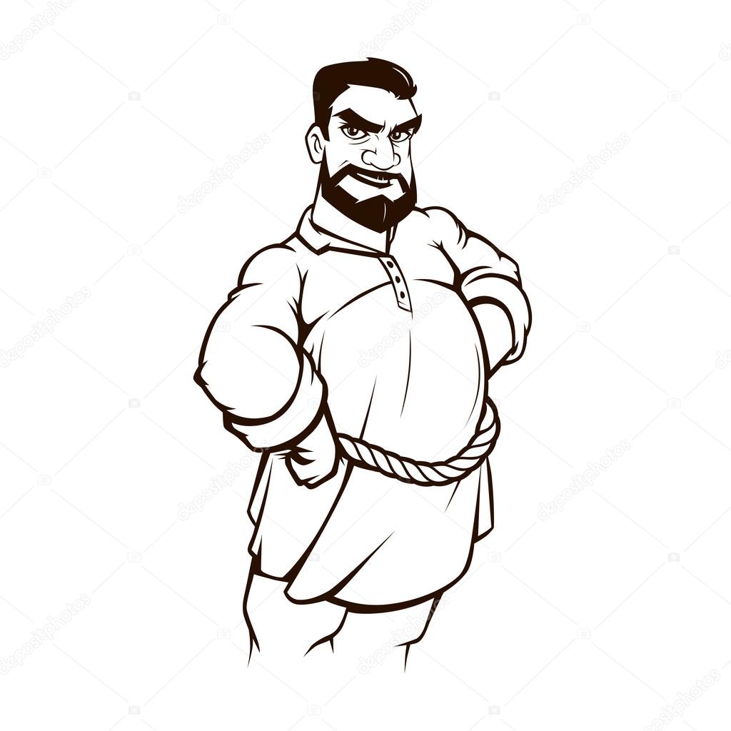 1024x1024 Farmer Cartoon Stock Vector E.kataev