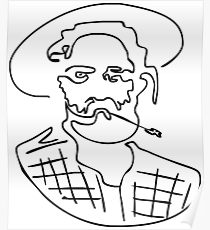 210x230 Farmer Drawing Posters Redbubble