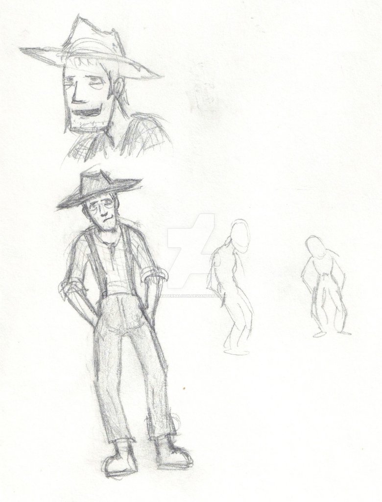 780x1024 Sketch Farmer By Waterbaloon