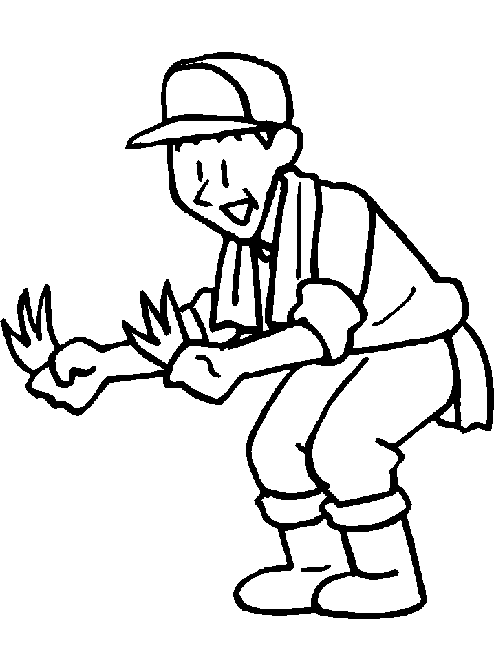718x957 Farmers Color Pages Farmers Tools Coloring Pages