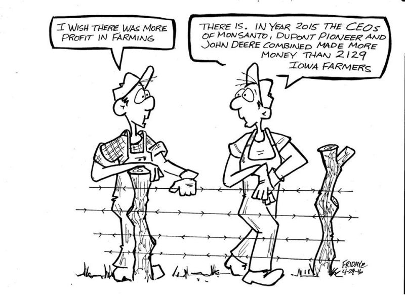 800x583 Iowa Cartoonist Fired, He Says, For Insulting Big Ag Ceos