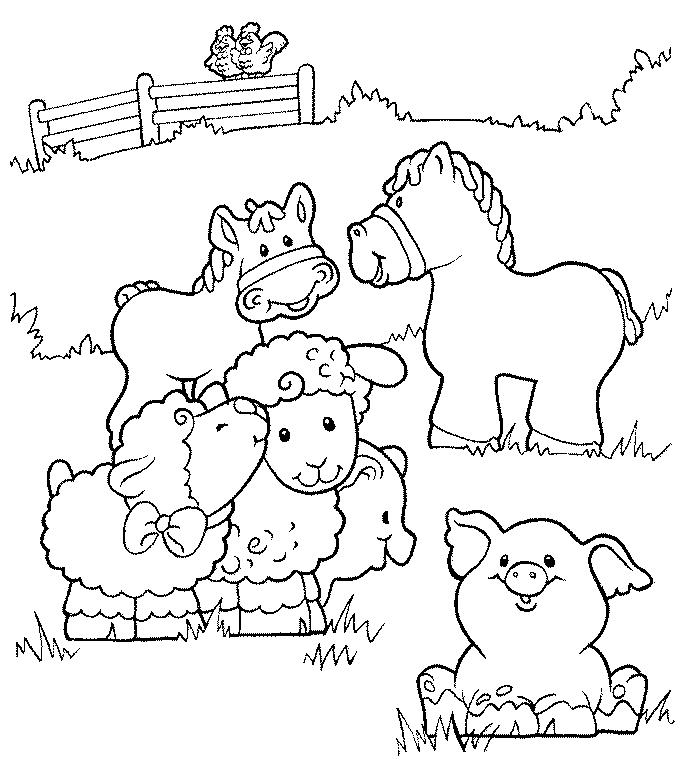 680x775 Farm Coloring Pages Coloring Free