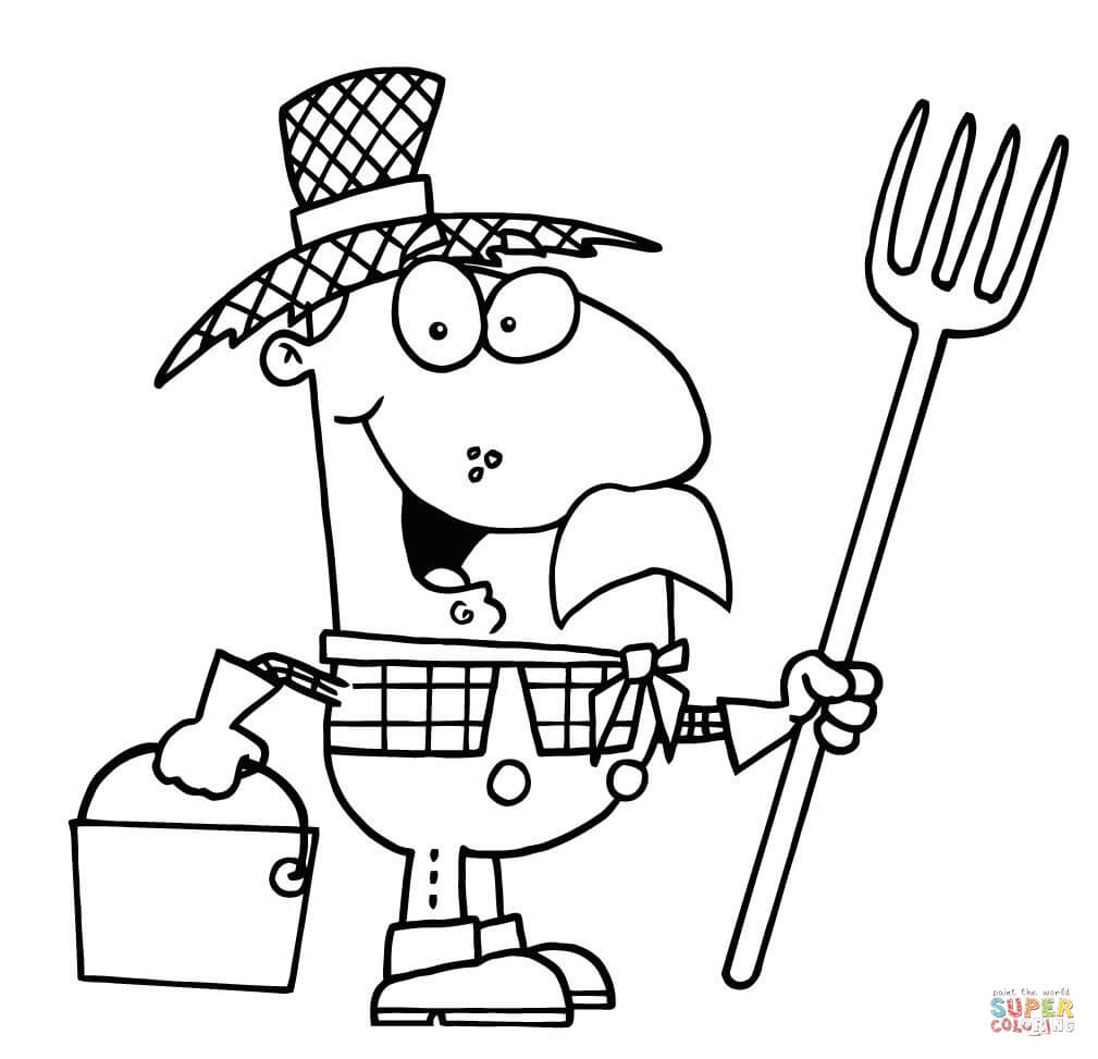 1009x973 Farmer Coloring Page Free Printable Coloring Pages