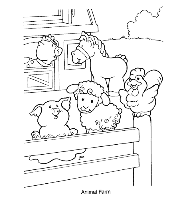 652x713 Farming Coloring Pages