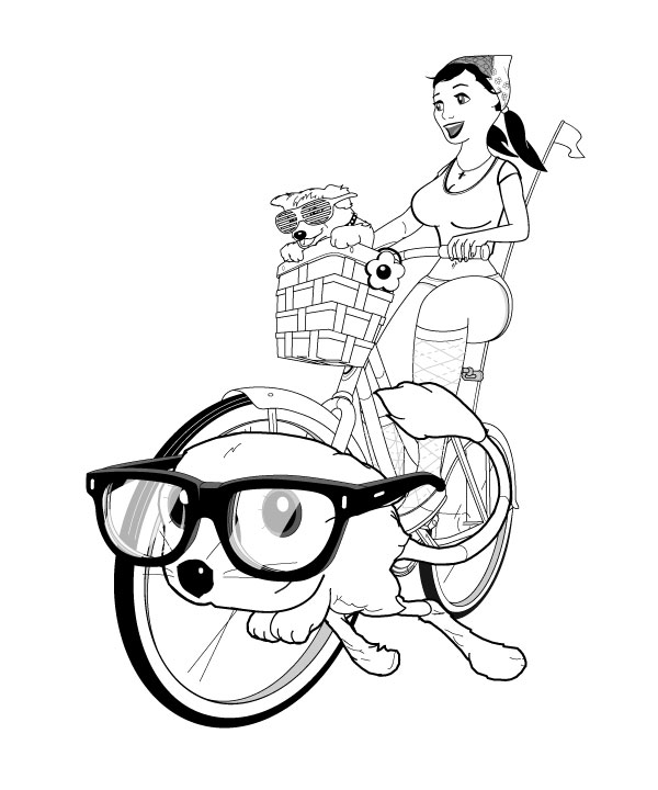 600x720 Girls Bikes Rule The Road By Fairy Fart