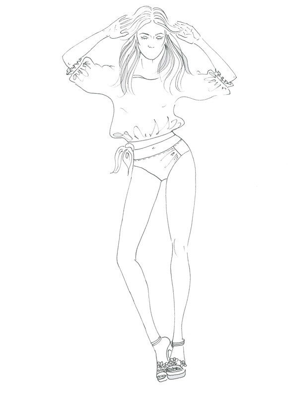 580x800 Professional Fashion Illustration Drawing Course