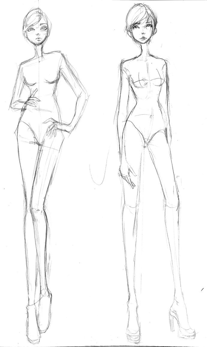 691x1156 Gallery Fashion Poses Sketches,