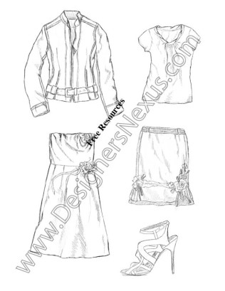 316x409 Freehand Apparel Floats V10 Fashion Sketch