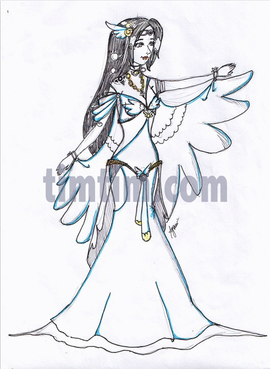 528x720 Free Drawing Of Beautiful Lady From The Category Beauty Amp Fashion