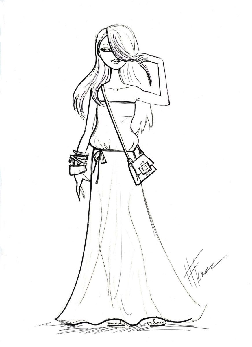 872x1200 Summer Fashion Sketches