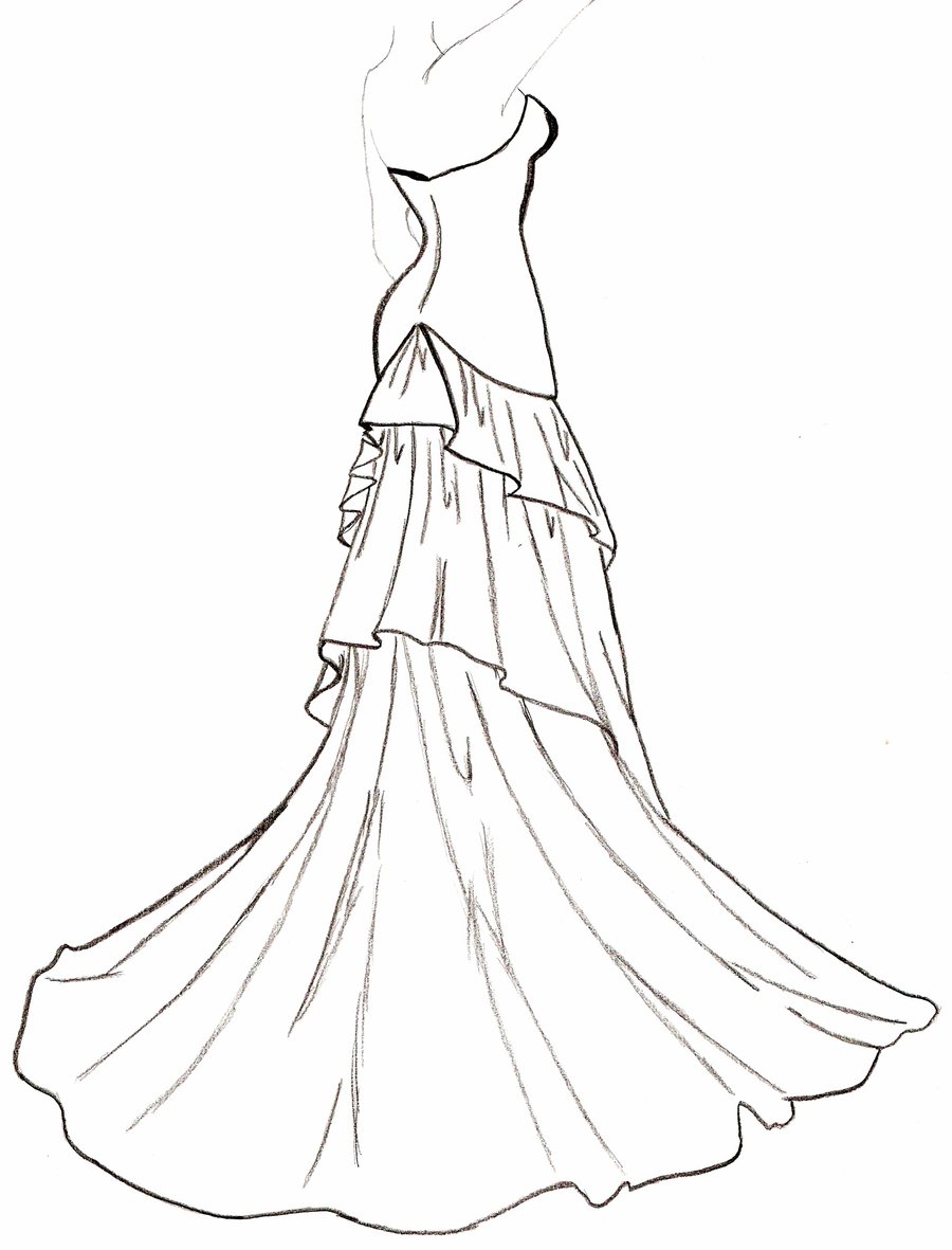900x1181 Wedding Dresses Drawings