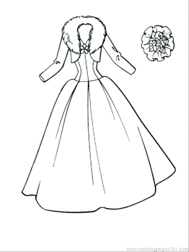 650x868 Dress Coloring Page Barbie Dresses Coloring Pages Printable
