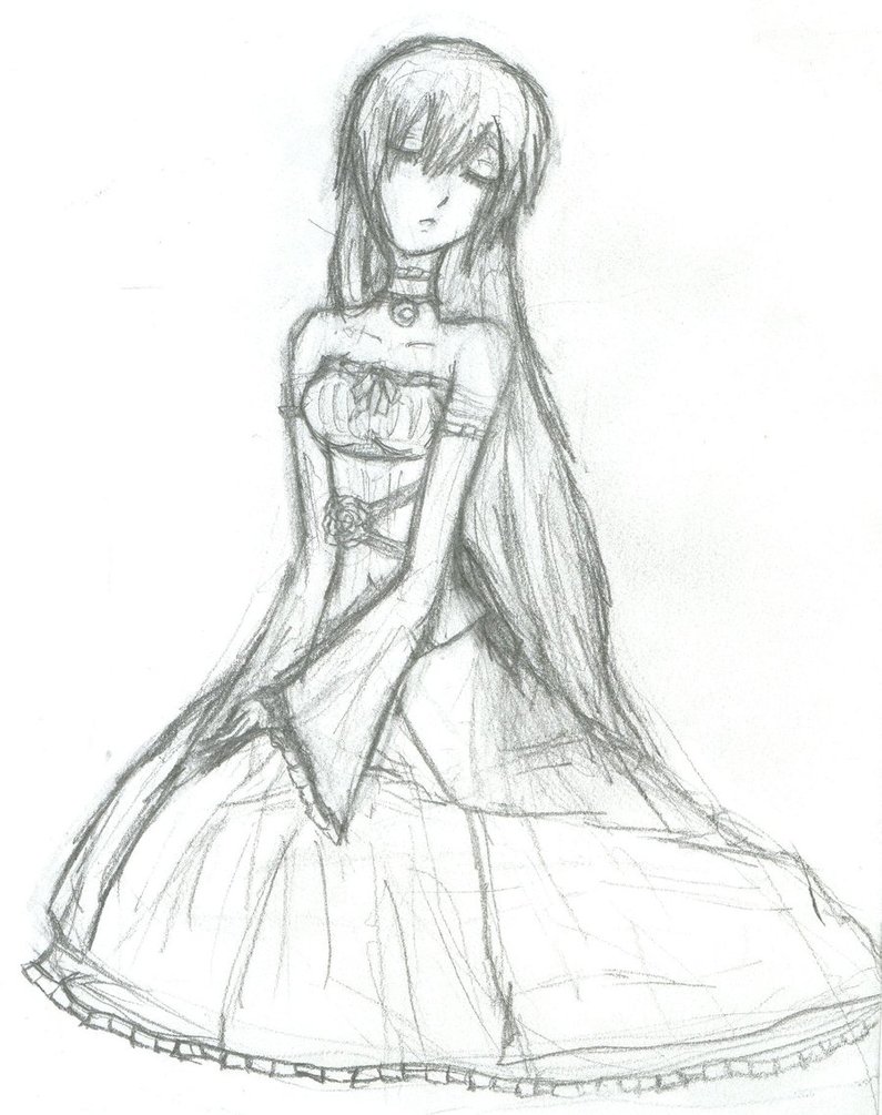 795x1005 Mizuki's Dress Sketch By Silverdeathrose