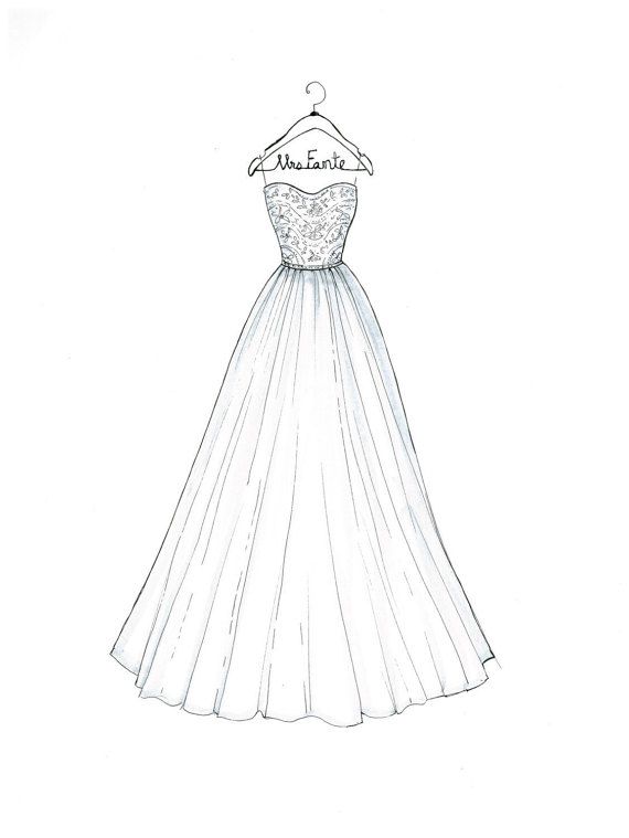 570x759 The Best Wedding Dress Sketches Ideas On Dress