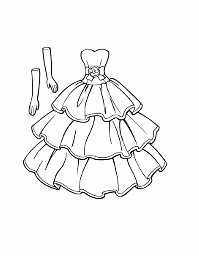700x900 Trend Dresses Coloring Pages Online Dress Up For Little Simple
