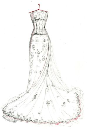 Fashion Dresses Drawing at GetDrawings | Free download