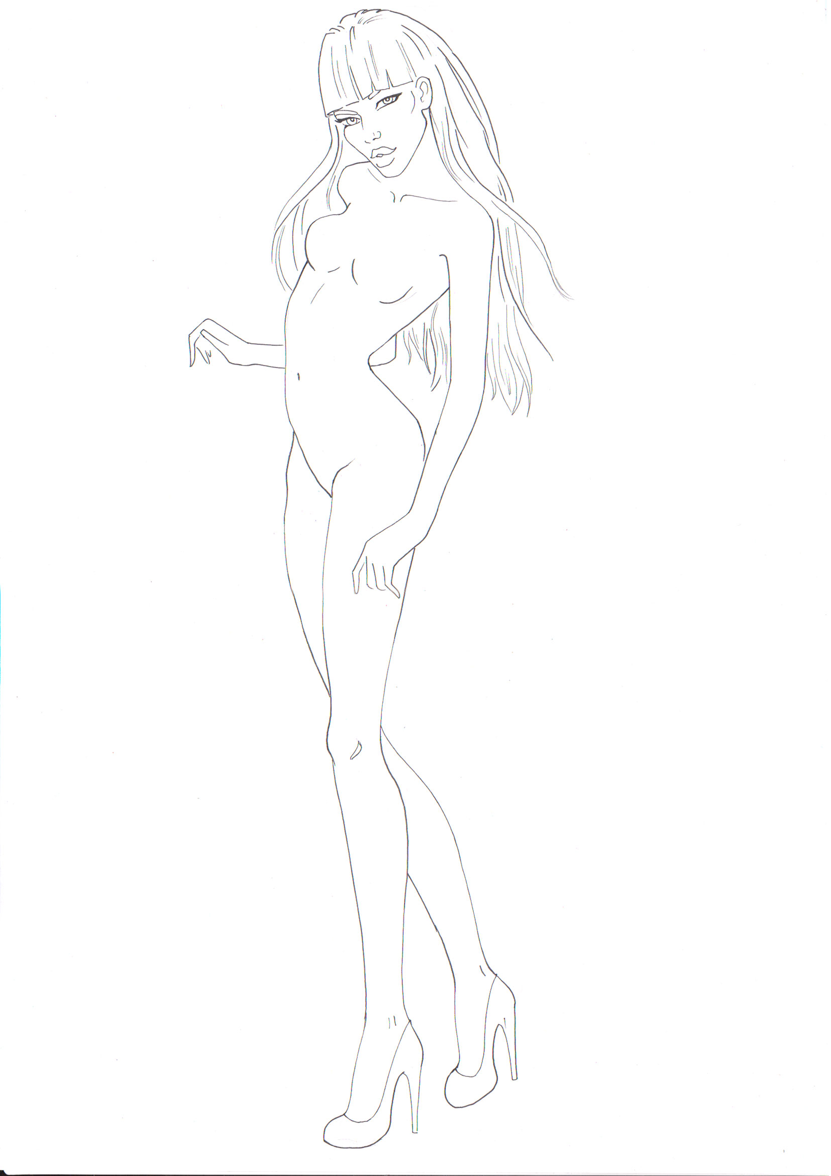 1654x2339 Figure Template 25 I Draw Fashion