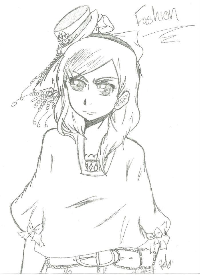 699x960 Anime Fashion Girl By Animebleach14