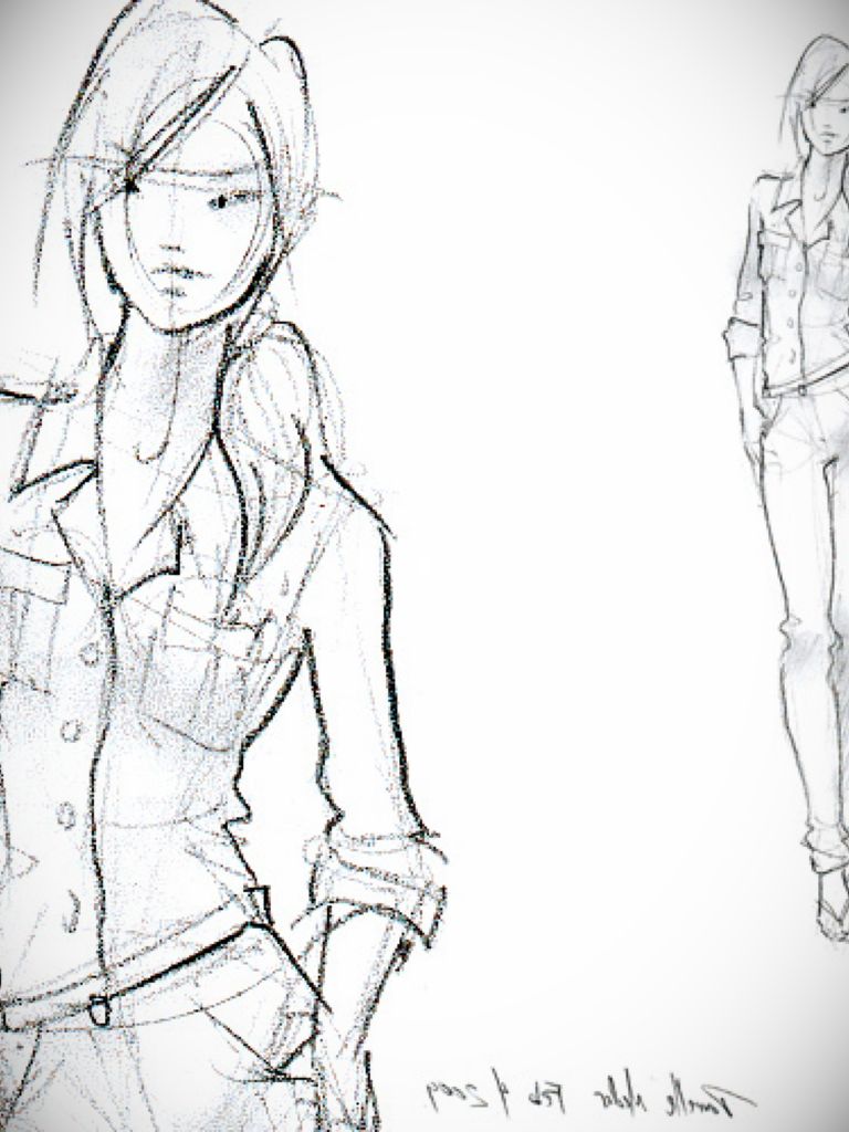 768x1024 Fashion Dress Sketch Model Amp Guide Of Selecting