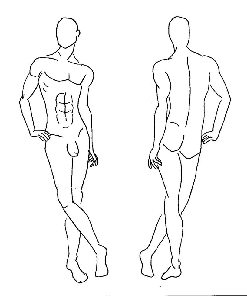 816x980 Female Body Pose Coloring Page Image Clipart Images