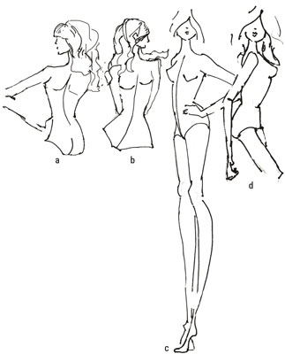 323x400 How To Choose A Good Pose For Your Fashion Drawings